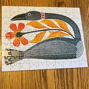 Colorful Bird Art Puzzle Inuit art